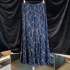 Never-Worn Navy Floor-length Skirt